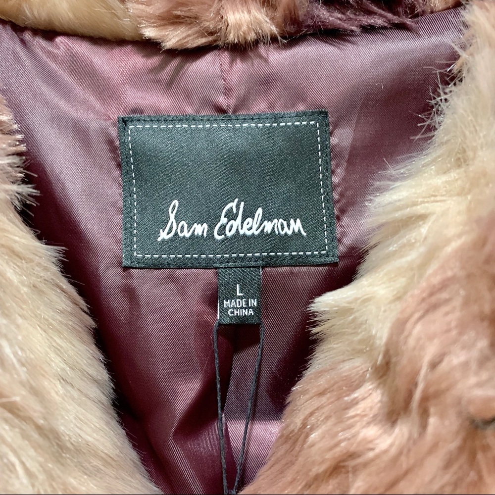 Sam Edelman Faux Fur Jacket (NWT) - Picture 4 of 16
